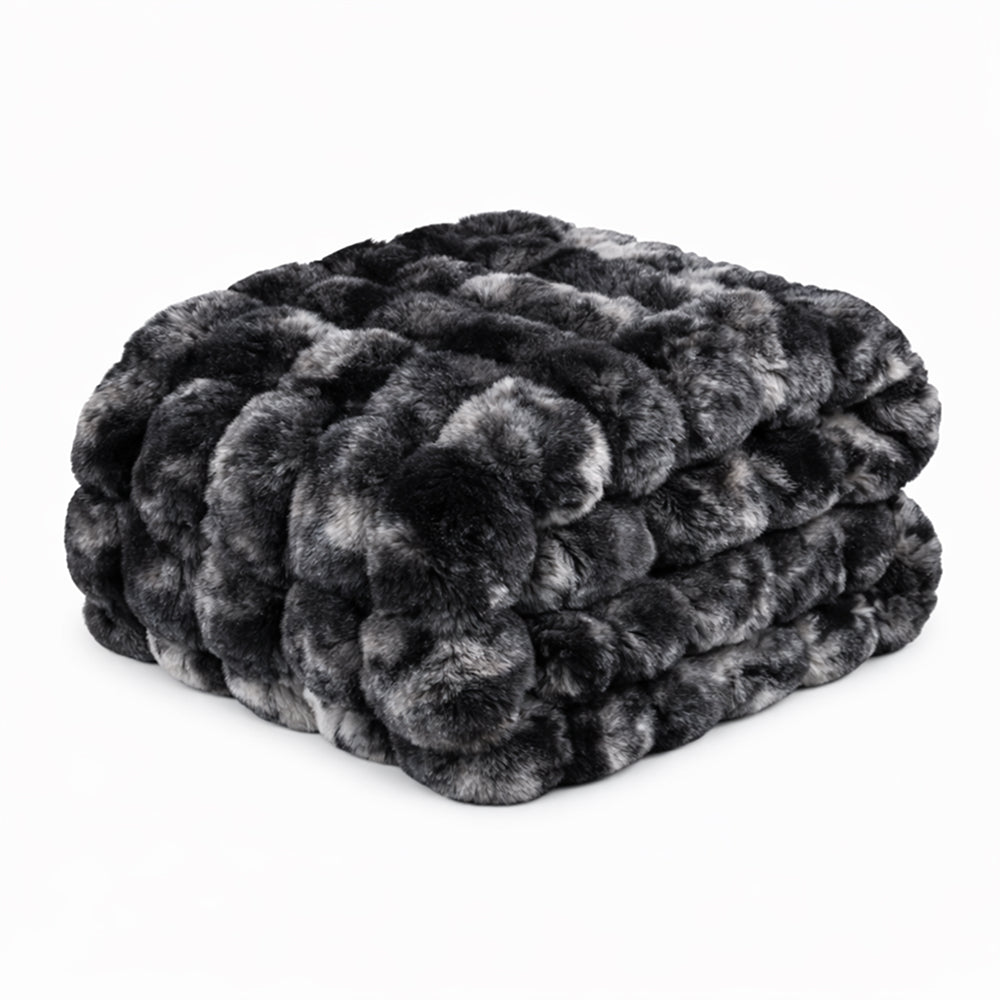 Ridgeline Faux Fur Throw Blanket