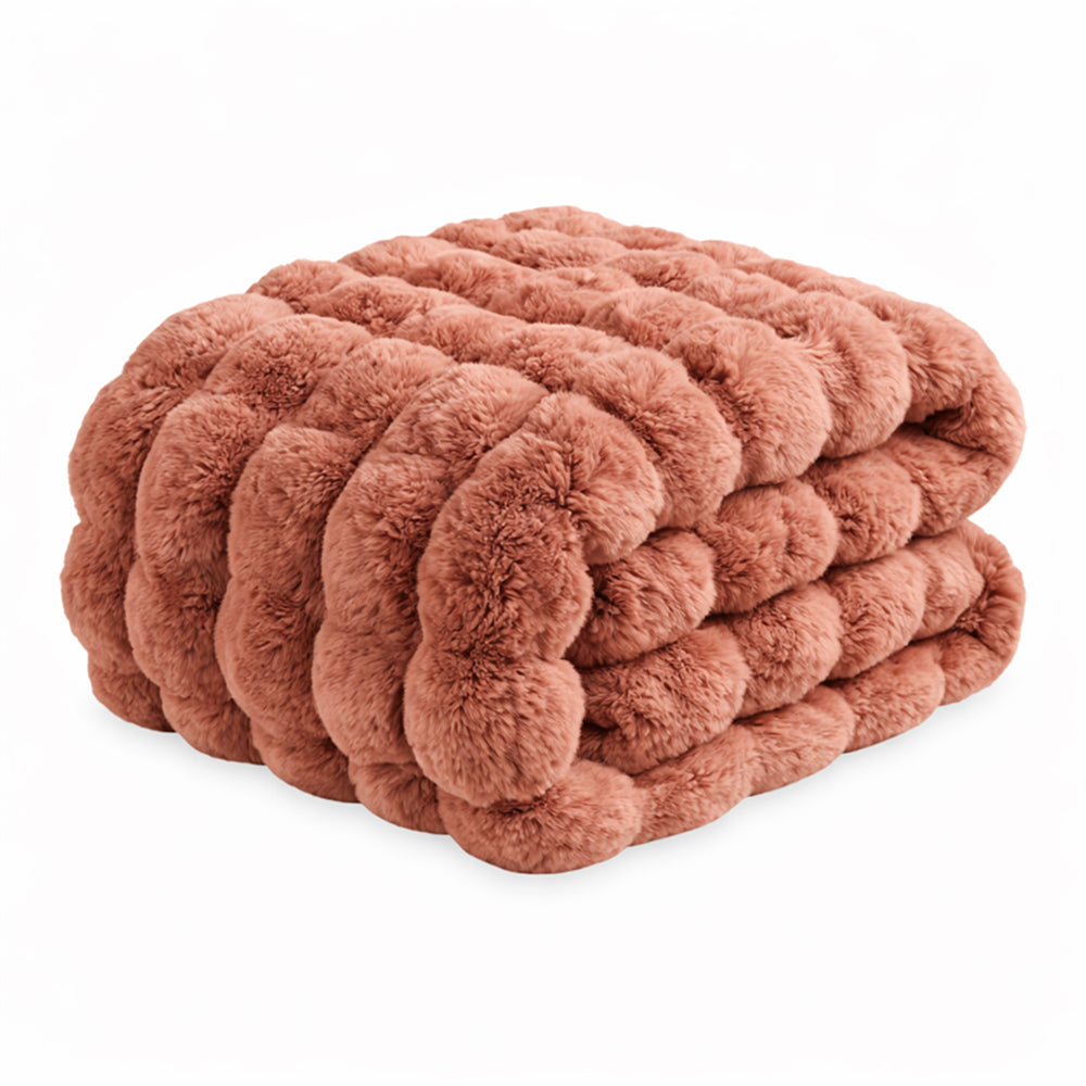 Ridgeline Faux Fur Throw Blanket