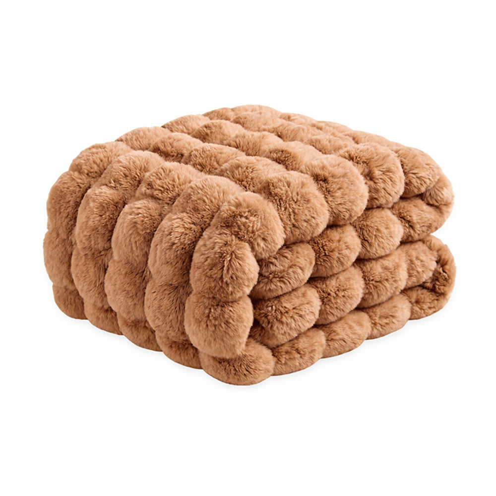 Ridgeline Faux Fur Throw Blanket