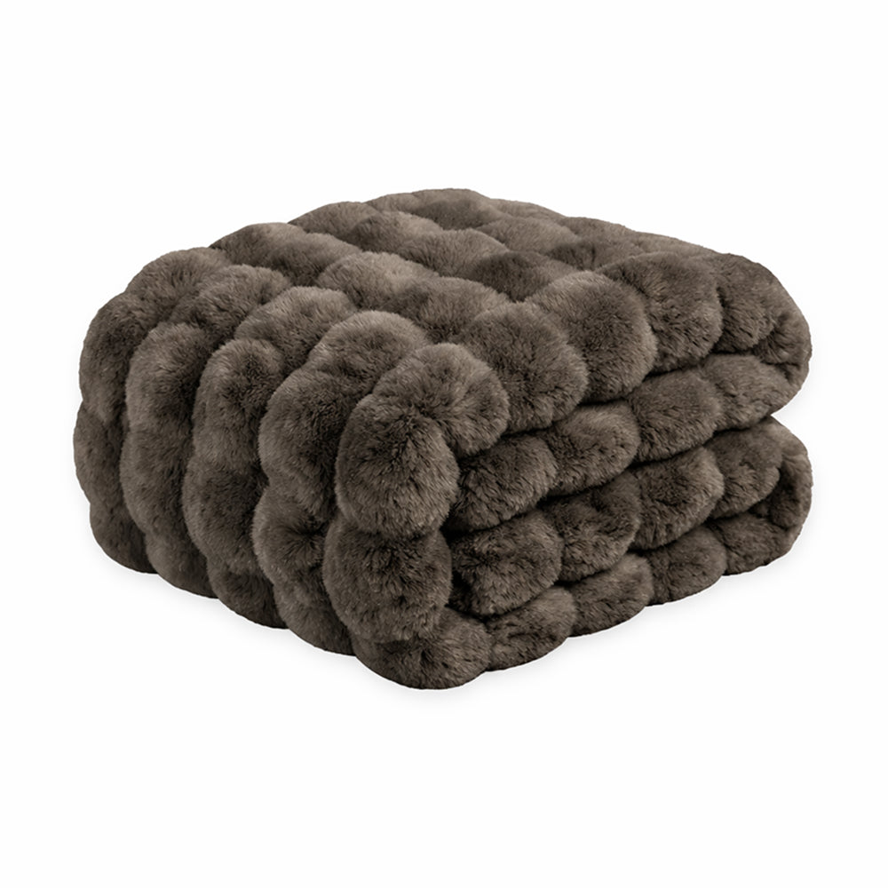 Ridgeline Faux Fur Throw Blanket