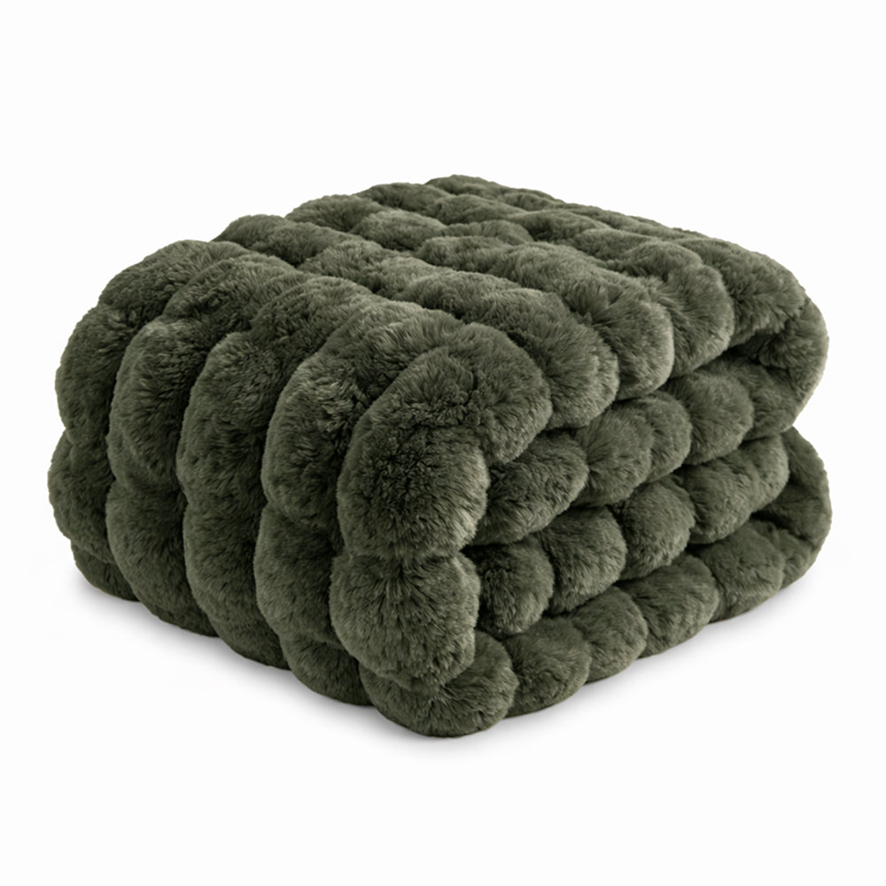 Ridgeline Faux Fur Throw Blanket