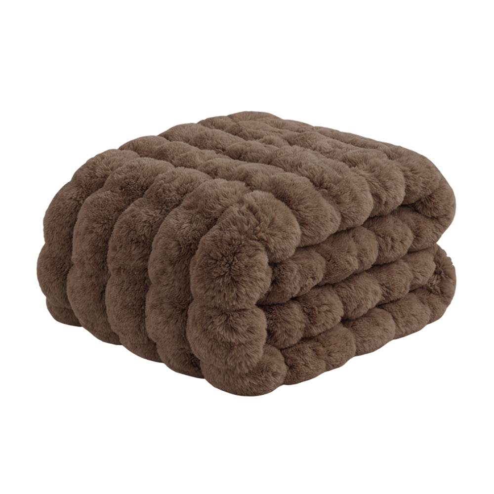 Ridgeline Faux Fur Throw Blanket