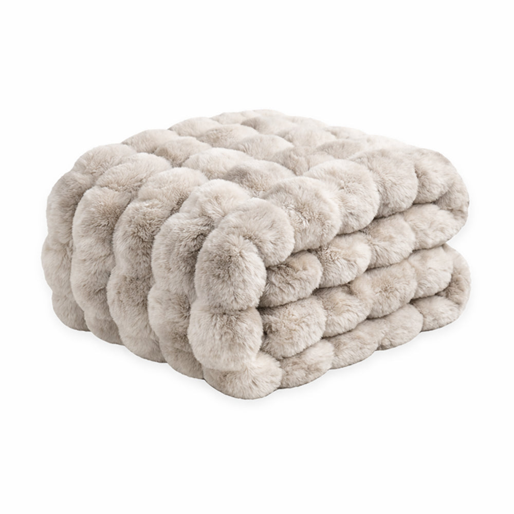 Ridgeline Faux Fur Throw Blanket