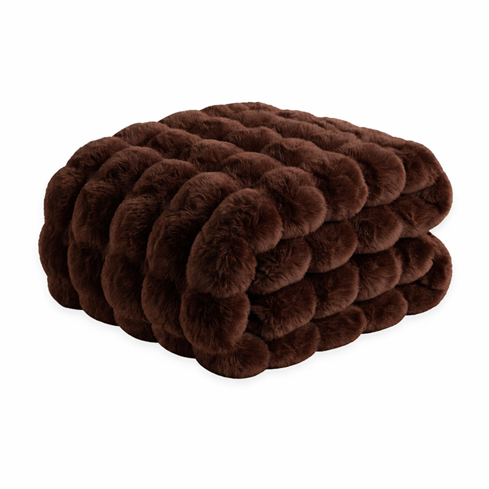 Ridgeline Faux Fur Throw Blanket