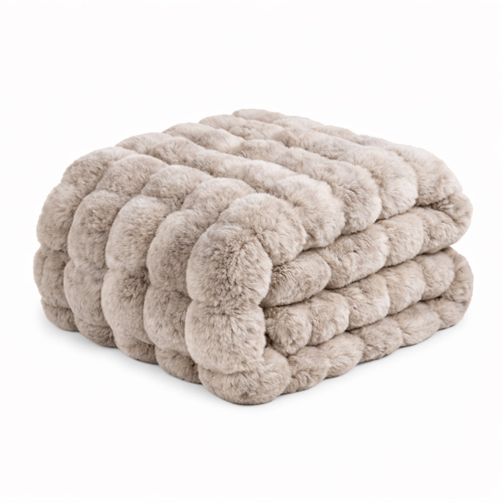 Ridgeline Faux Fur Throw Blanket