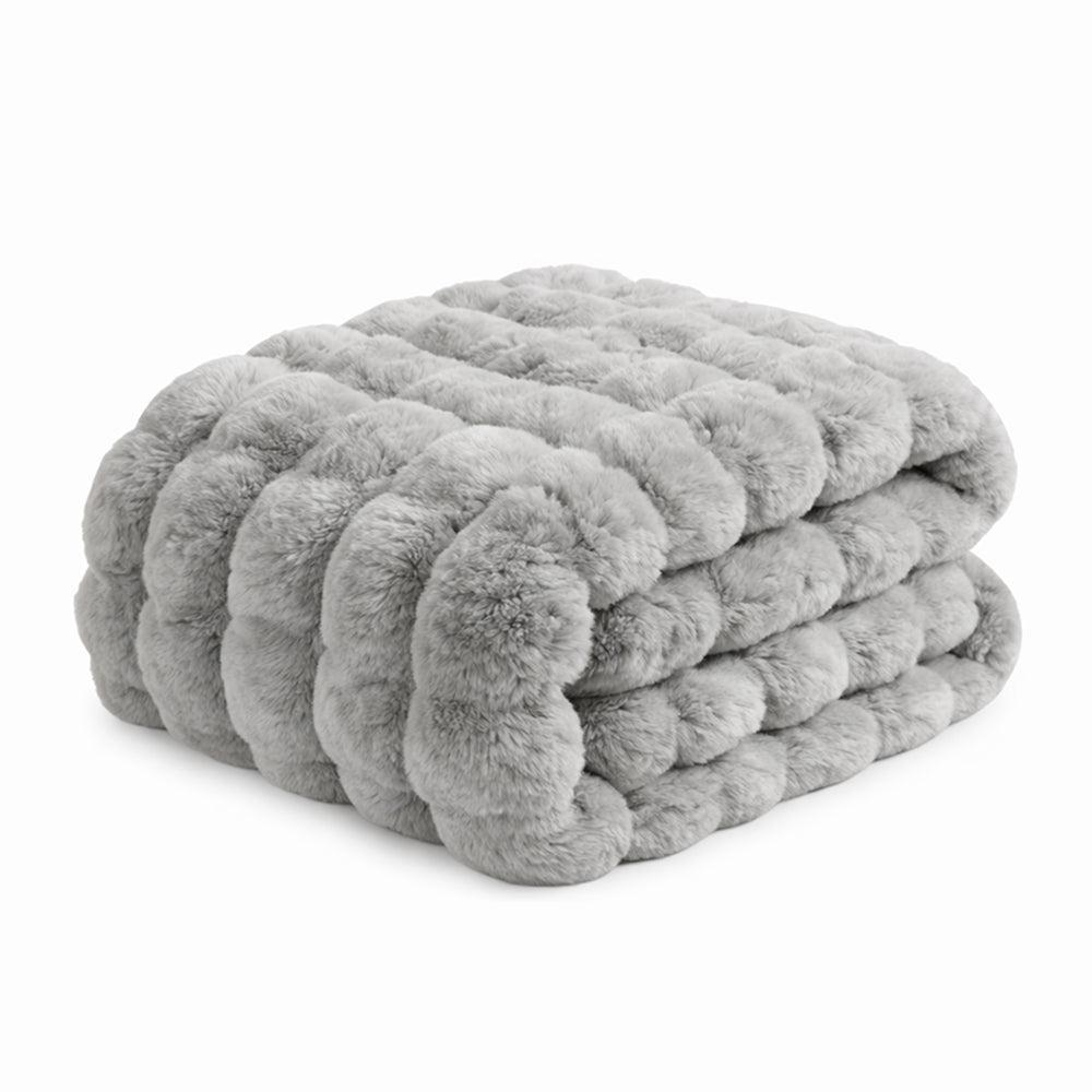 Ridgeline Faux Fur Throw Blanket