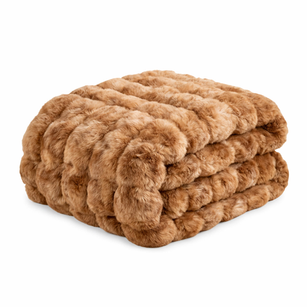 Ridgeline Faux Fur Throw Blanket