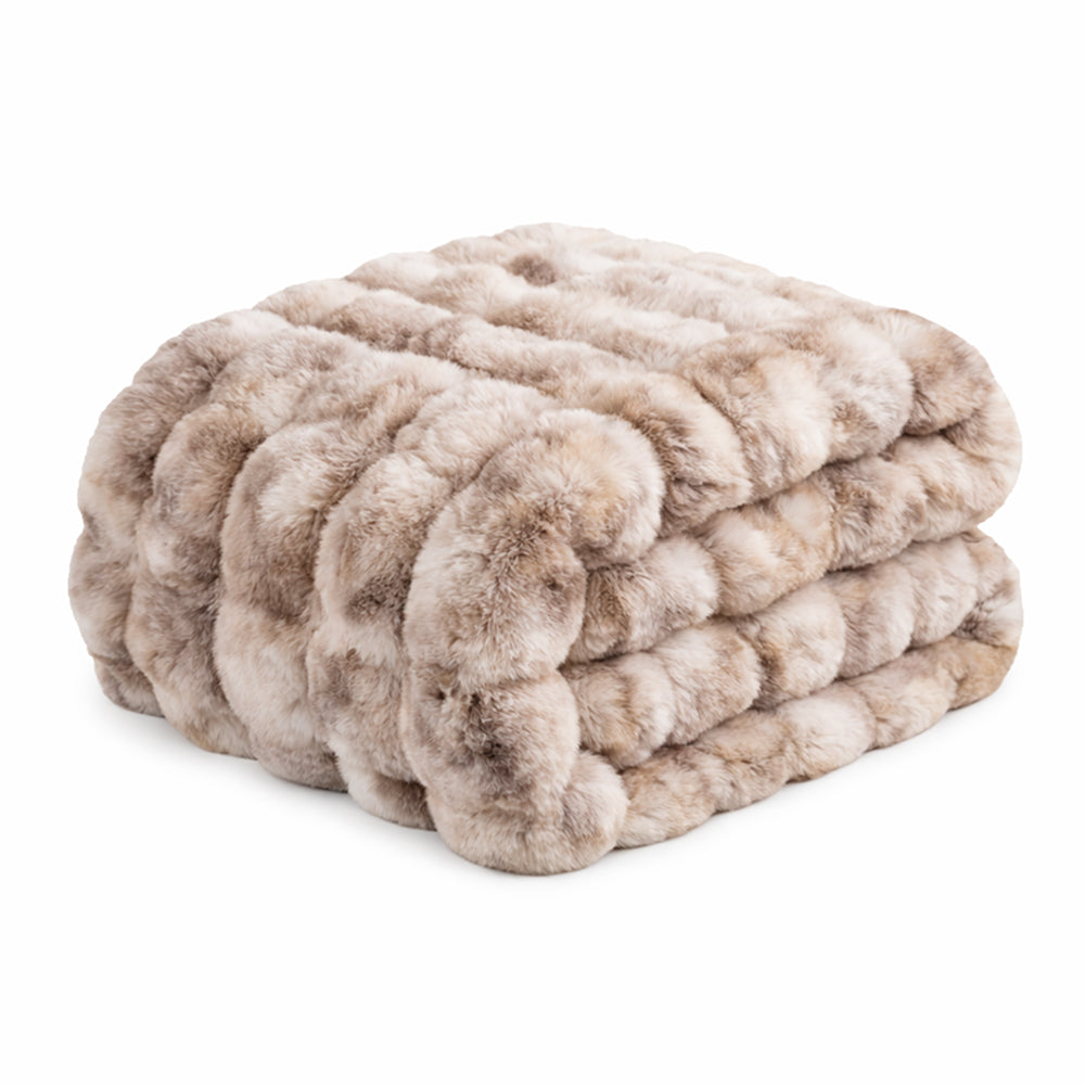 Ridgeline Faux Fur Throw Blanket