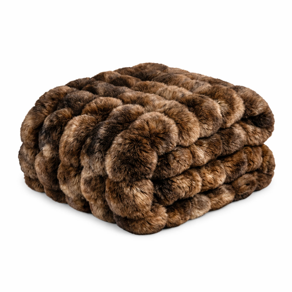Ridgeline Faux Fur Throw Blanket