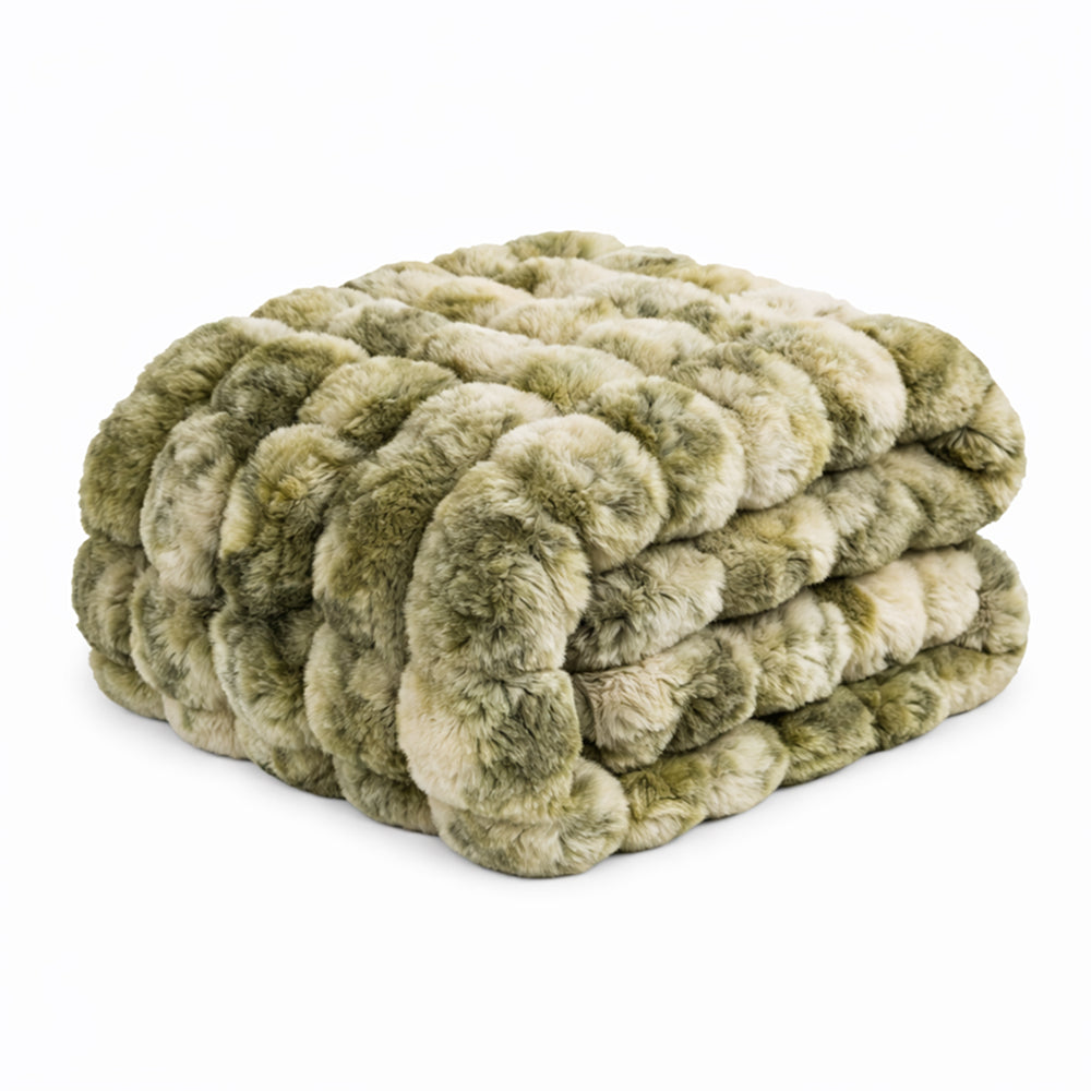 Ridgeline Faux Fur Throw Blanket