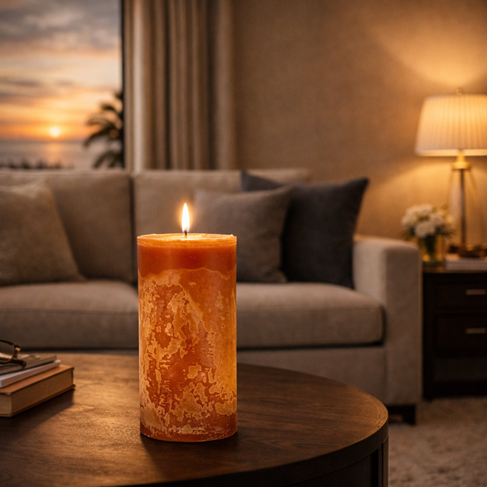 Unscented Pillar Candle