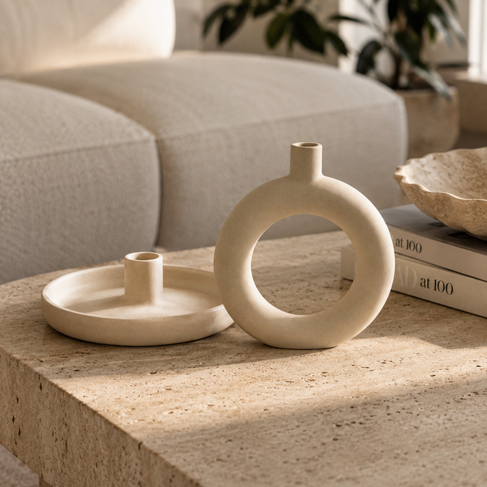 Liora Halo Slim Ceramic Vase