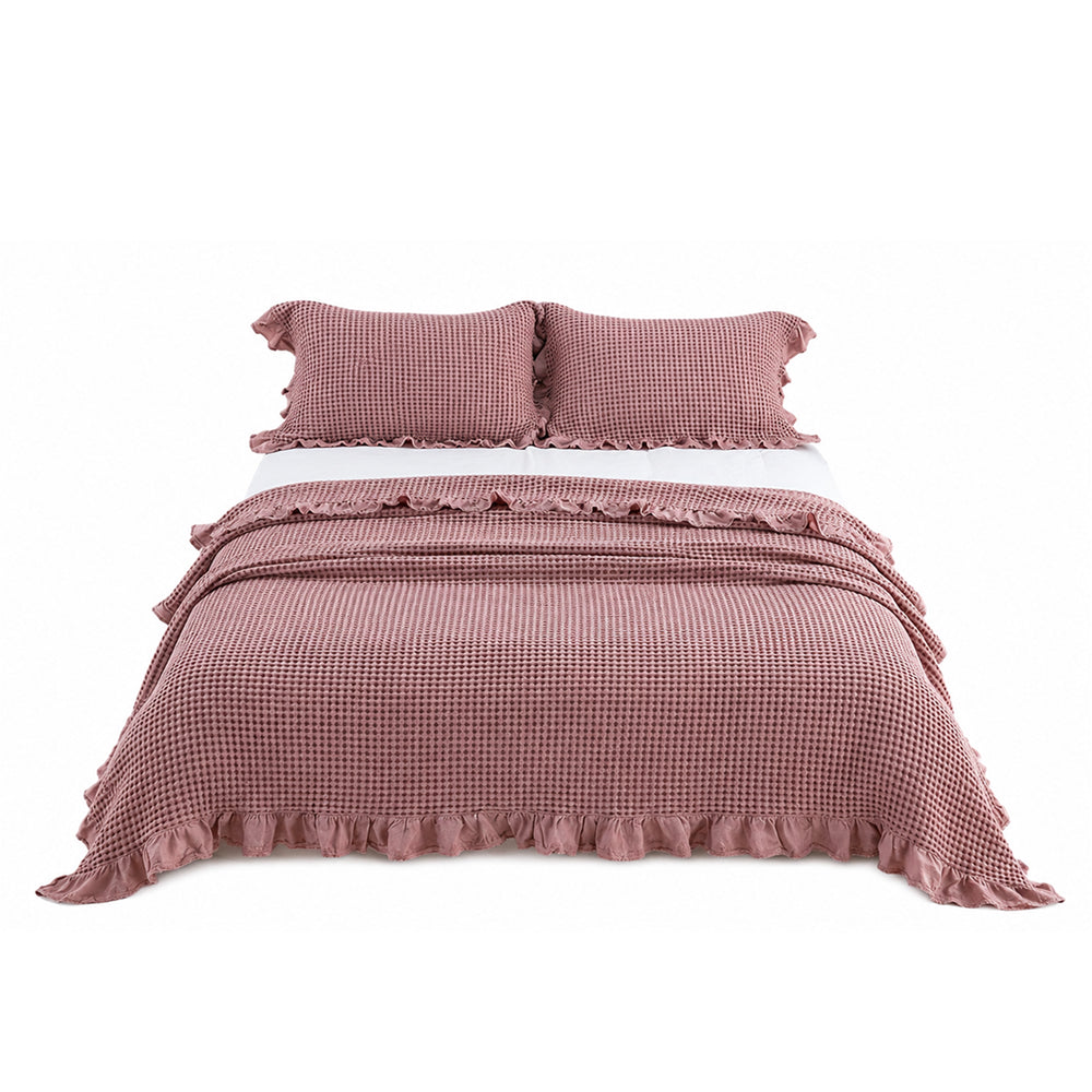 Liora Waffle Bedding Set