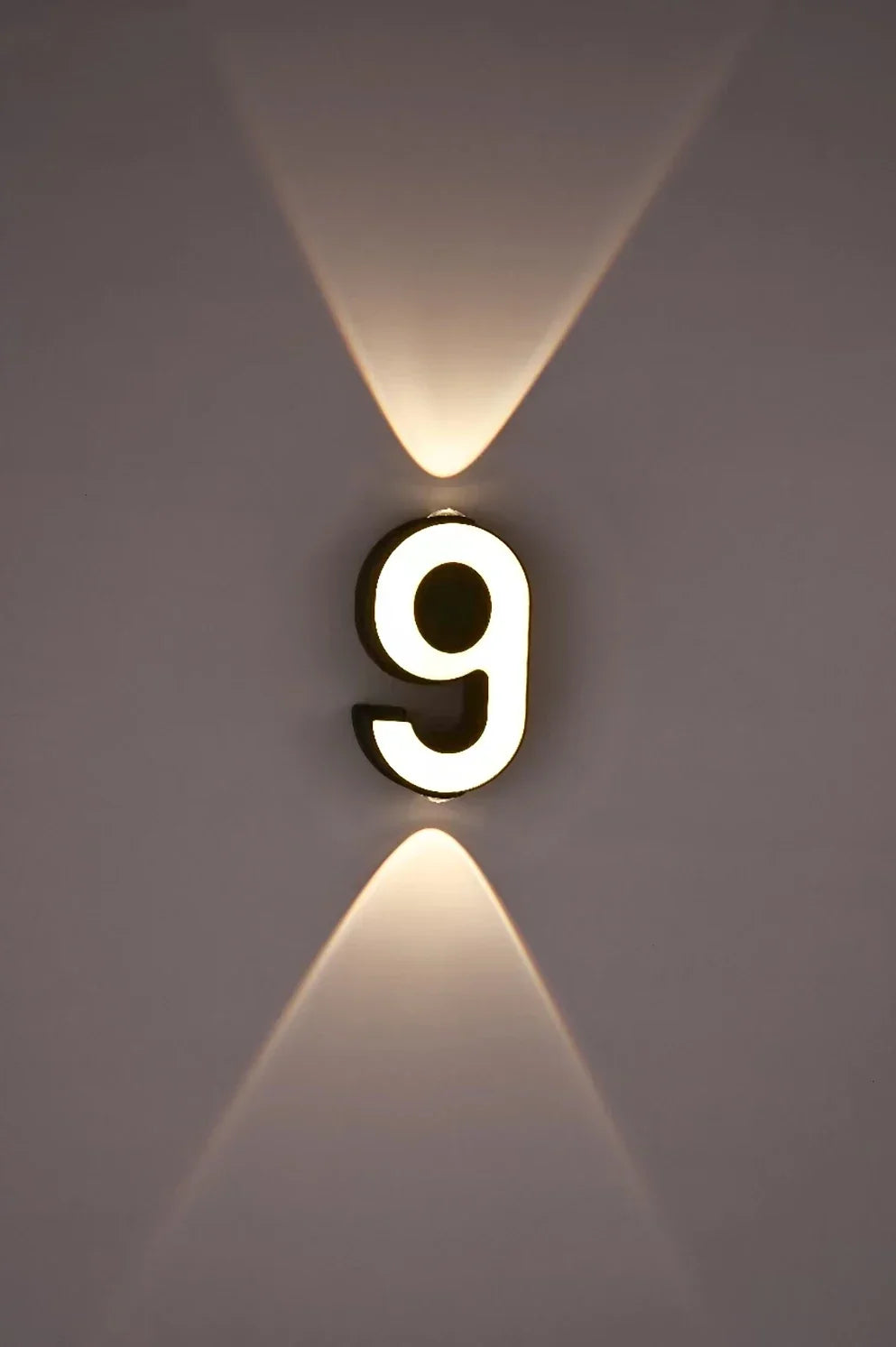 Digit Number Indoor&Outdoor IP65 Waterproof 7W LED Wall Lamp