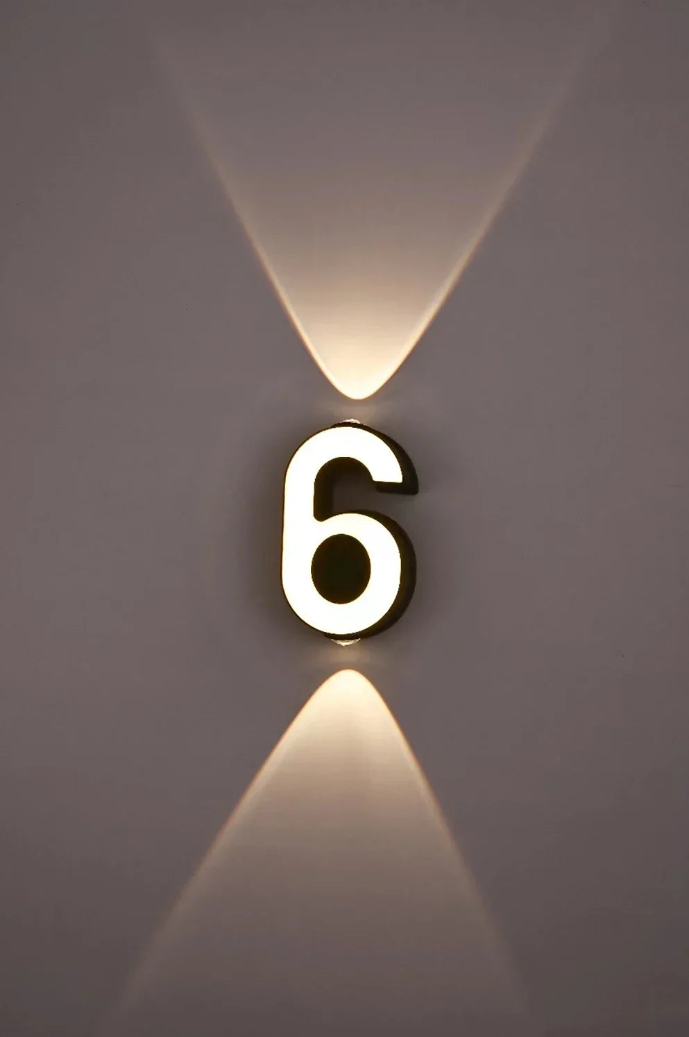Digit Number Indoor&Outdoor IP65 Waterproof 7W LED Wall Lamp