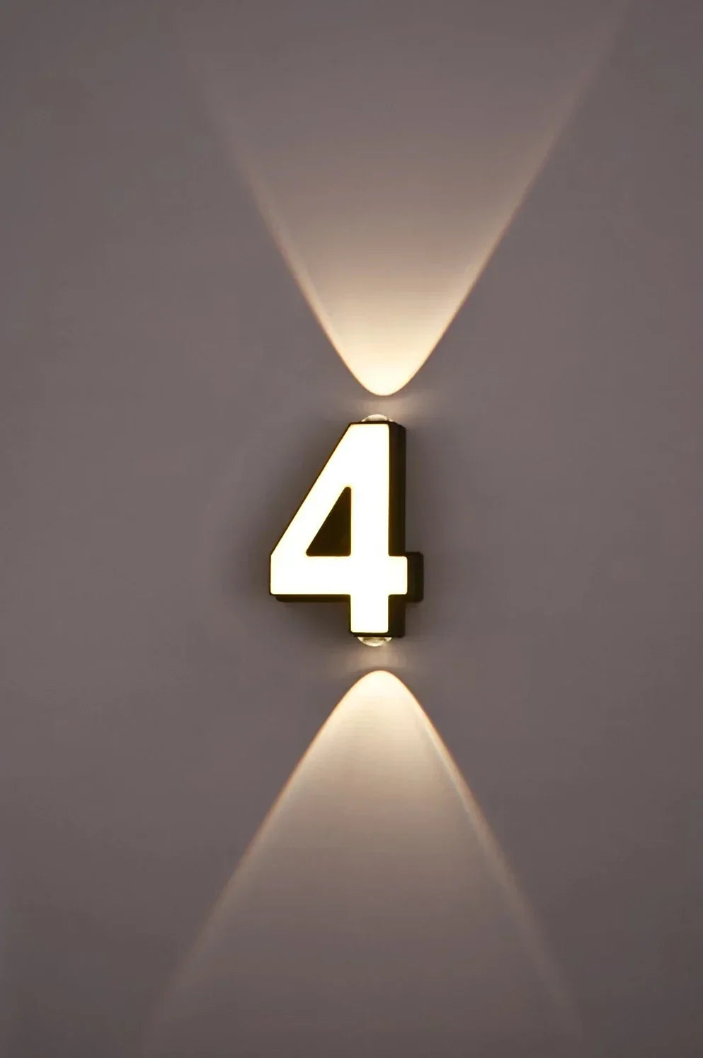 Digit Number Indoor&Outdoor IP65 Waterproof 7W LED Wall Lamp