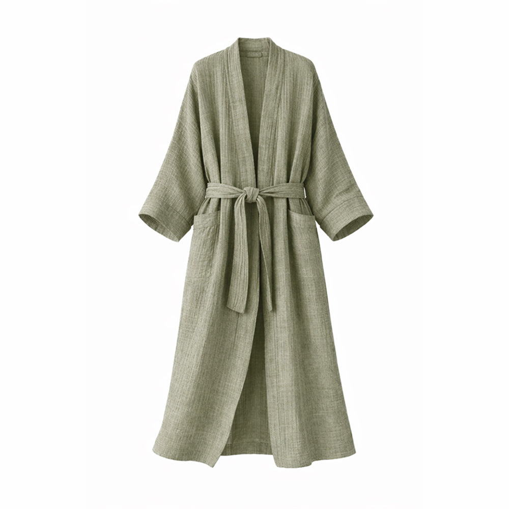 Joy 4- Layered Kimono Robe - 100% Turkish Cotton