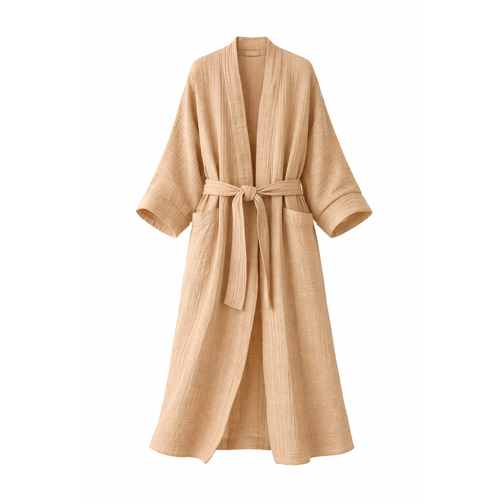 Joy 4- Layered Kimono Robe - 100% Turkish Cotton