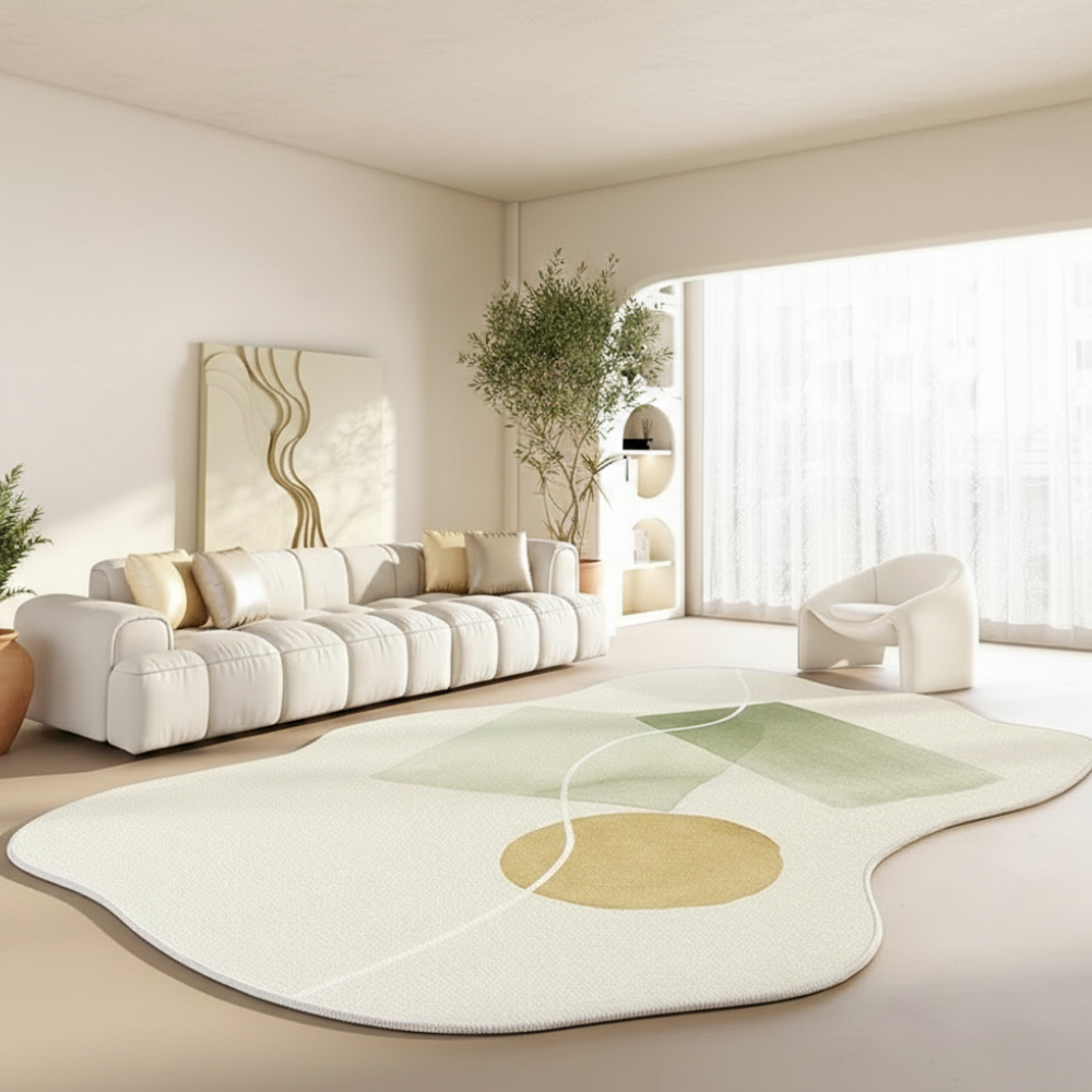 Novara Area Rug | Plush Japanese-Inspired Non-Slip Carpet for Living Room or Bedroom