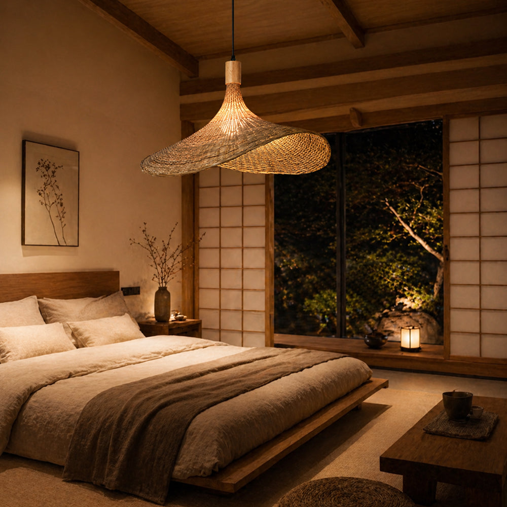 Hikari Bamboo Pendant Light