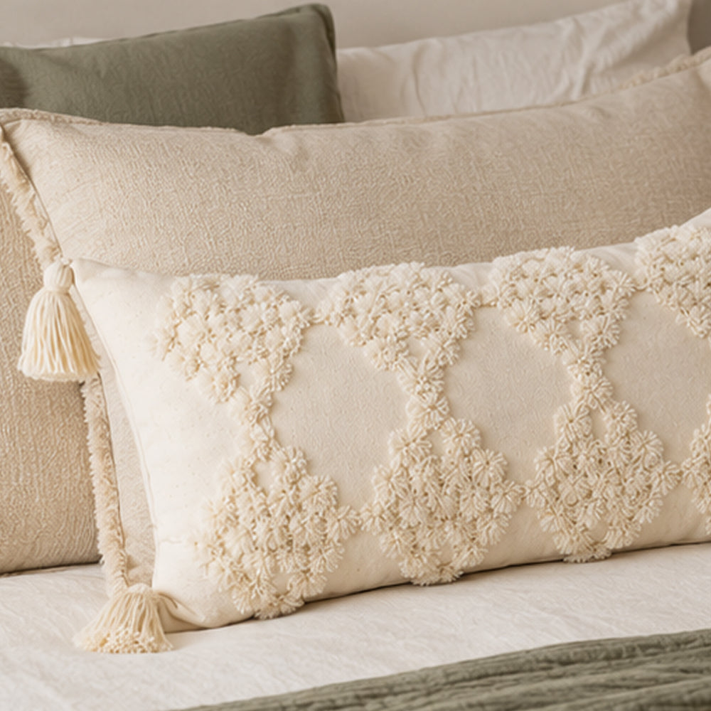 Orvella Tufted Tassel Pillow