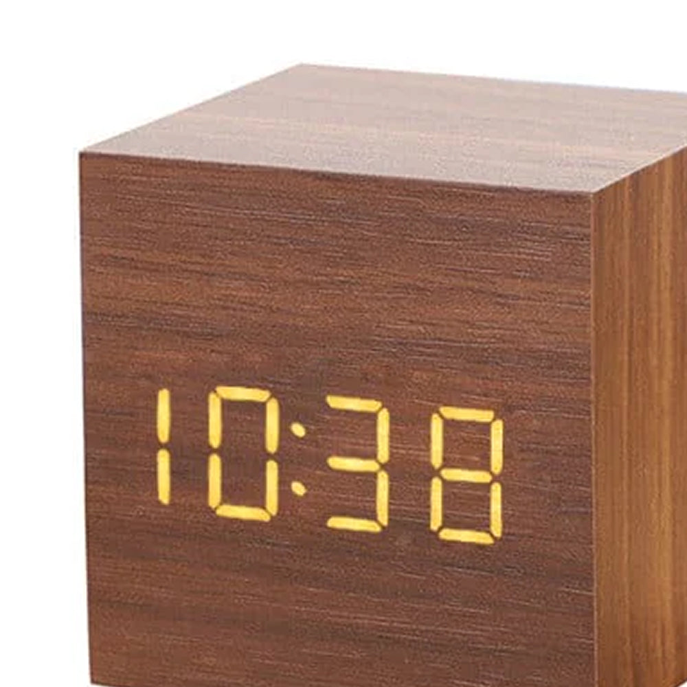 Velaro Wood Digital Clock
