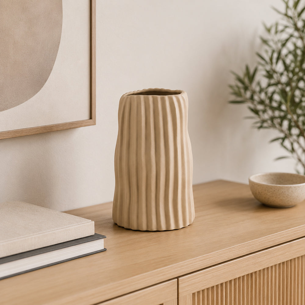 Vase en céramique de style Ins, ornements pour compositions florales, fleurs et fleurs séchées A
