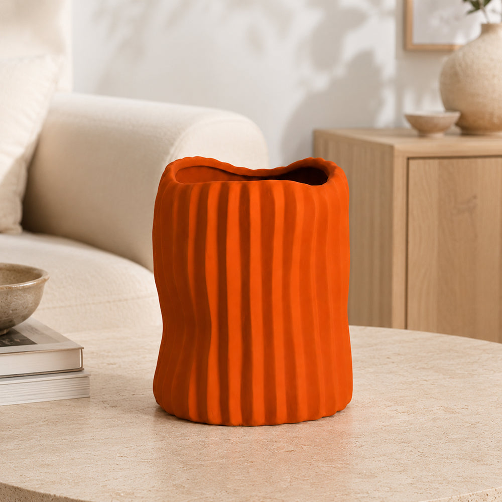 Aureon Ember Vase