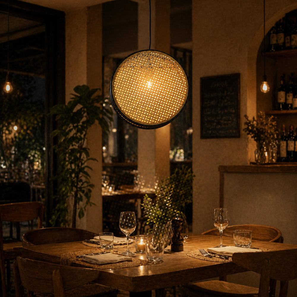 Sorella Rattan Pendant Light