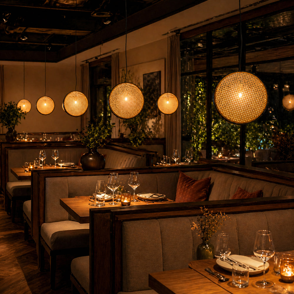 Sorella Rattan Pendant Light
