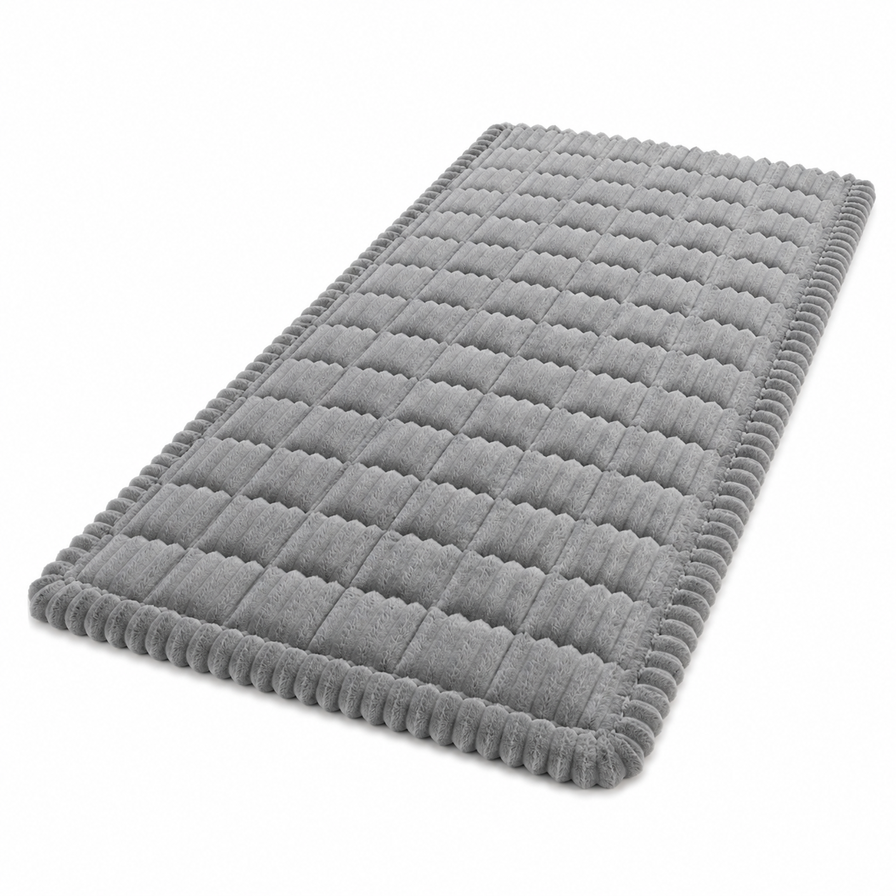 Carezza Pleated-Edge Flannel Sofa Cover