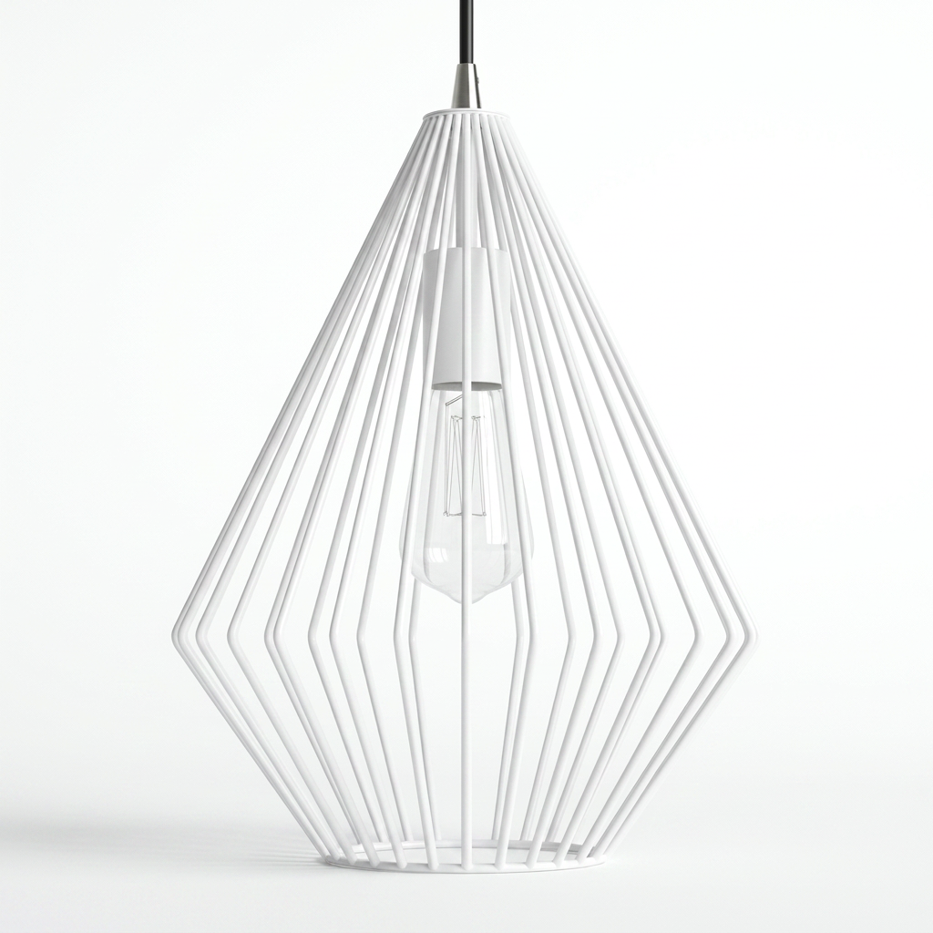 Lanterna Geometrica-Bianco-Studio White