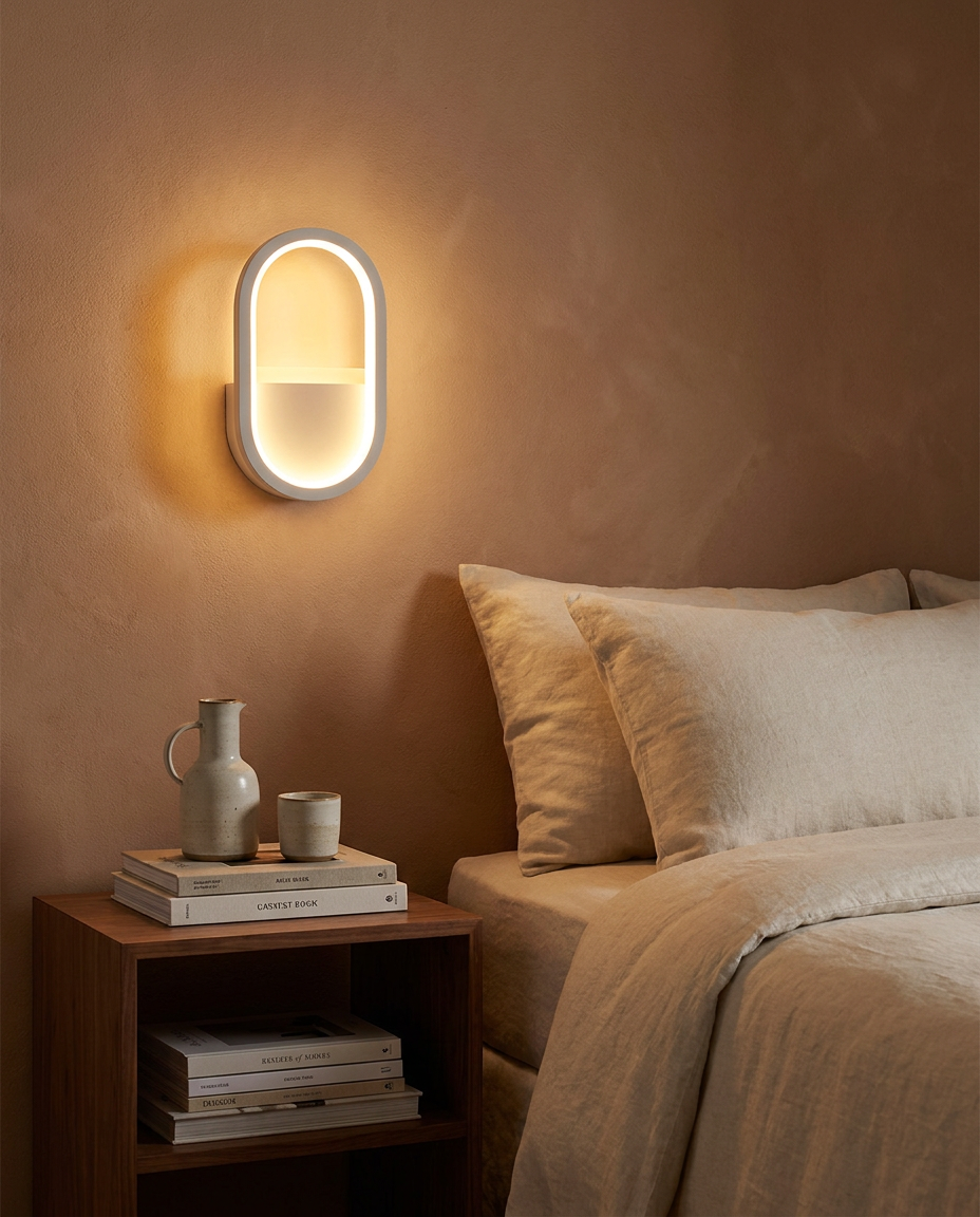 Ovale Luminoso-Bedside Scene-Warm Glow