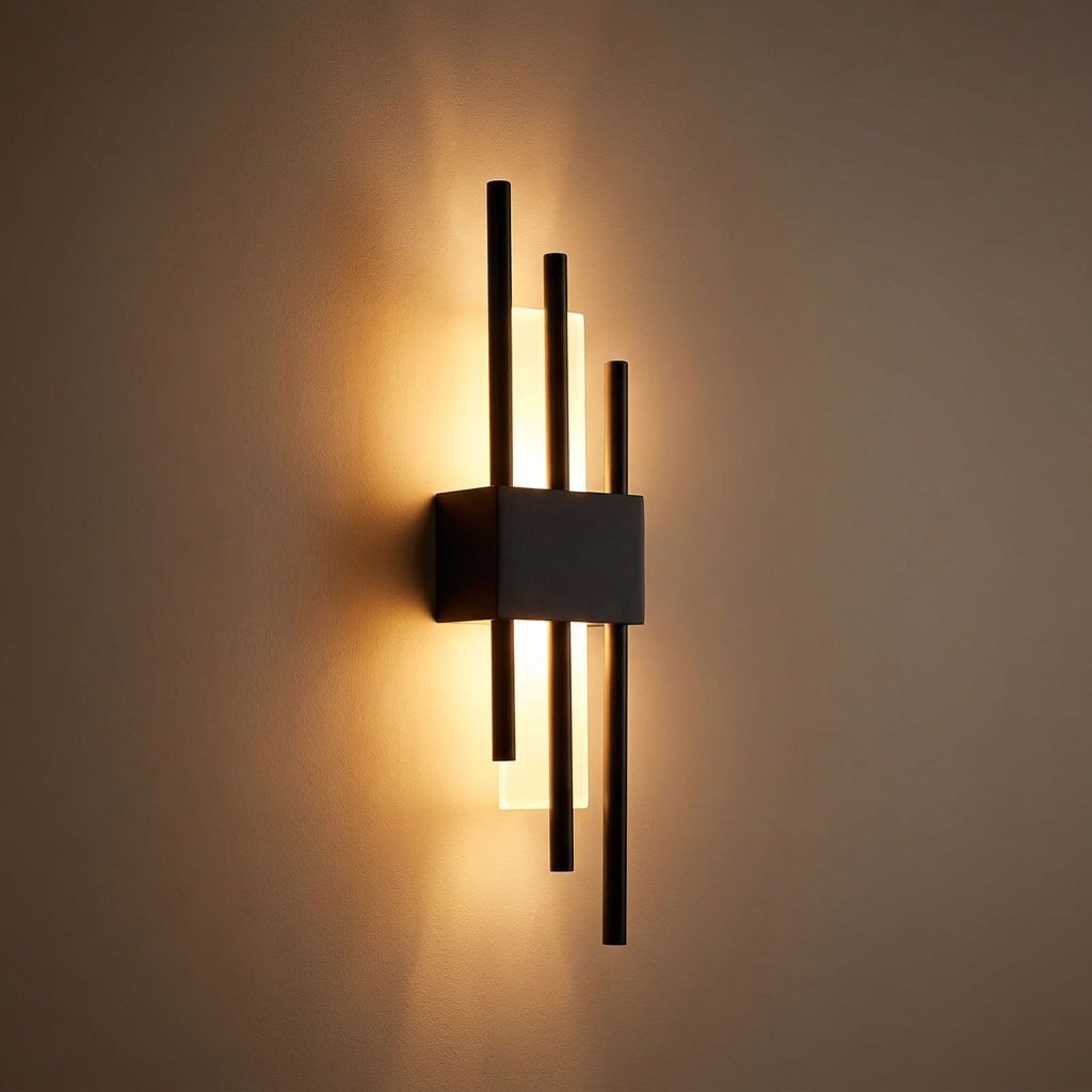 Ramo Dorato Luminoso-Rod Detail-Black