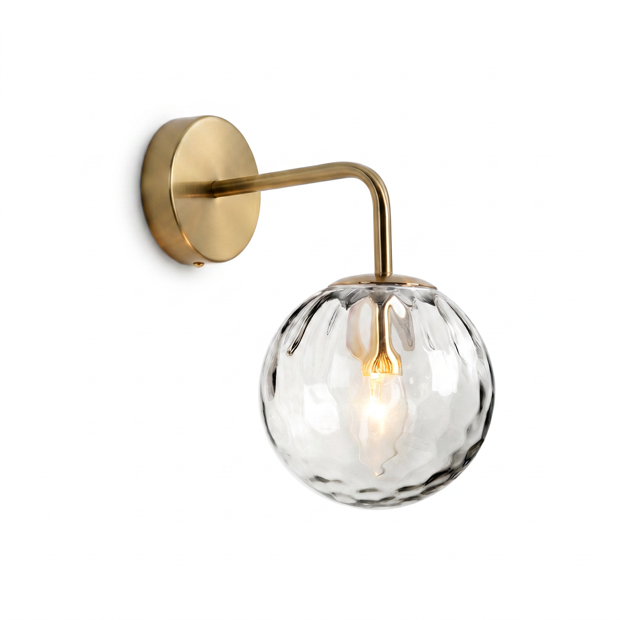 Sfera Veneziana Dorata-Gold-Studio White
