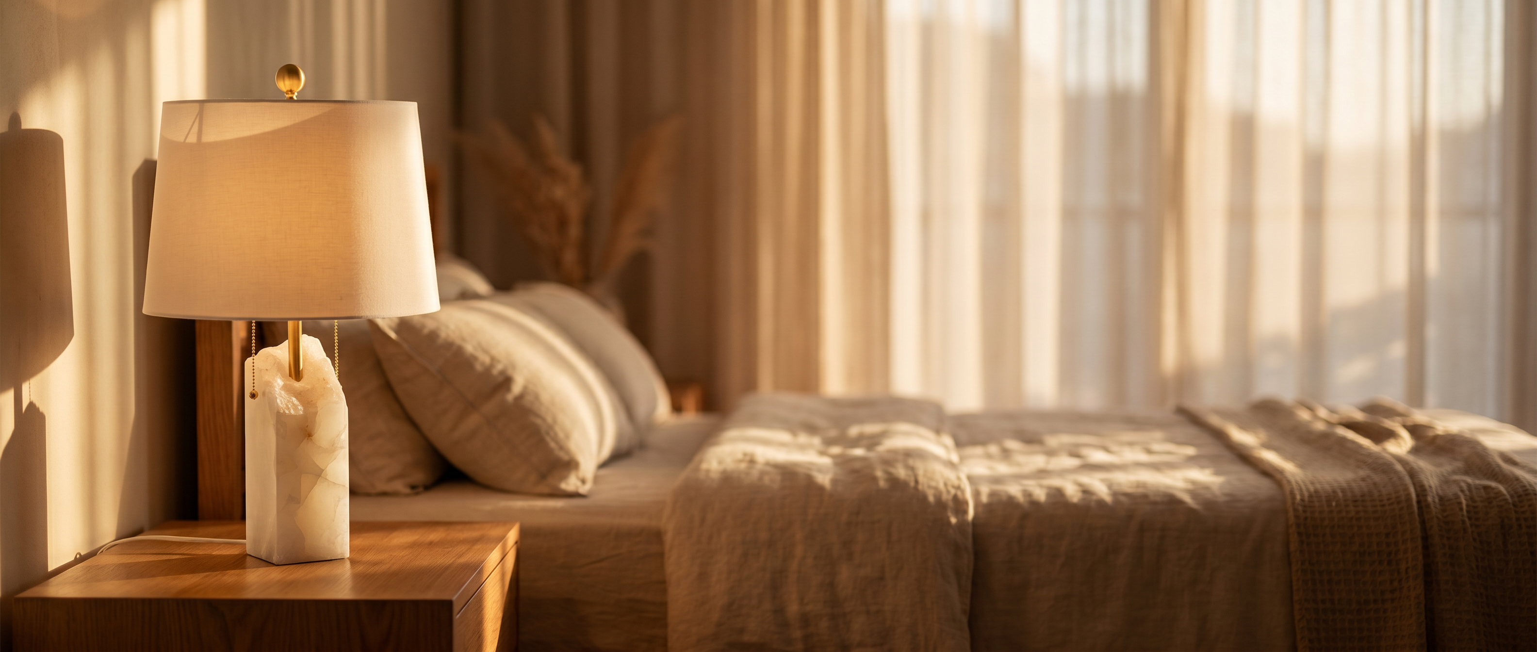 Lume Sereno-White-Bedroom Banner