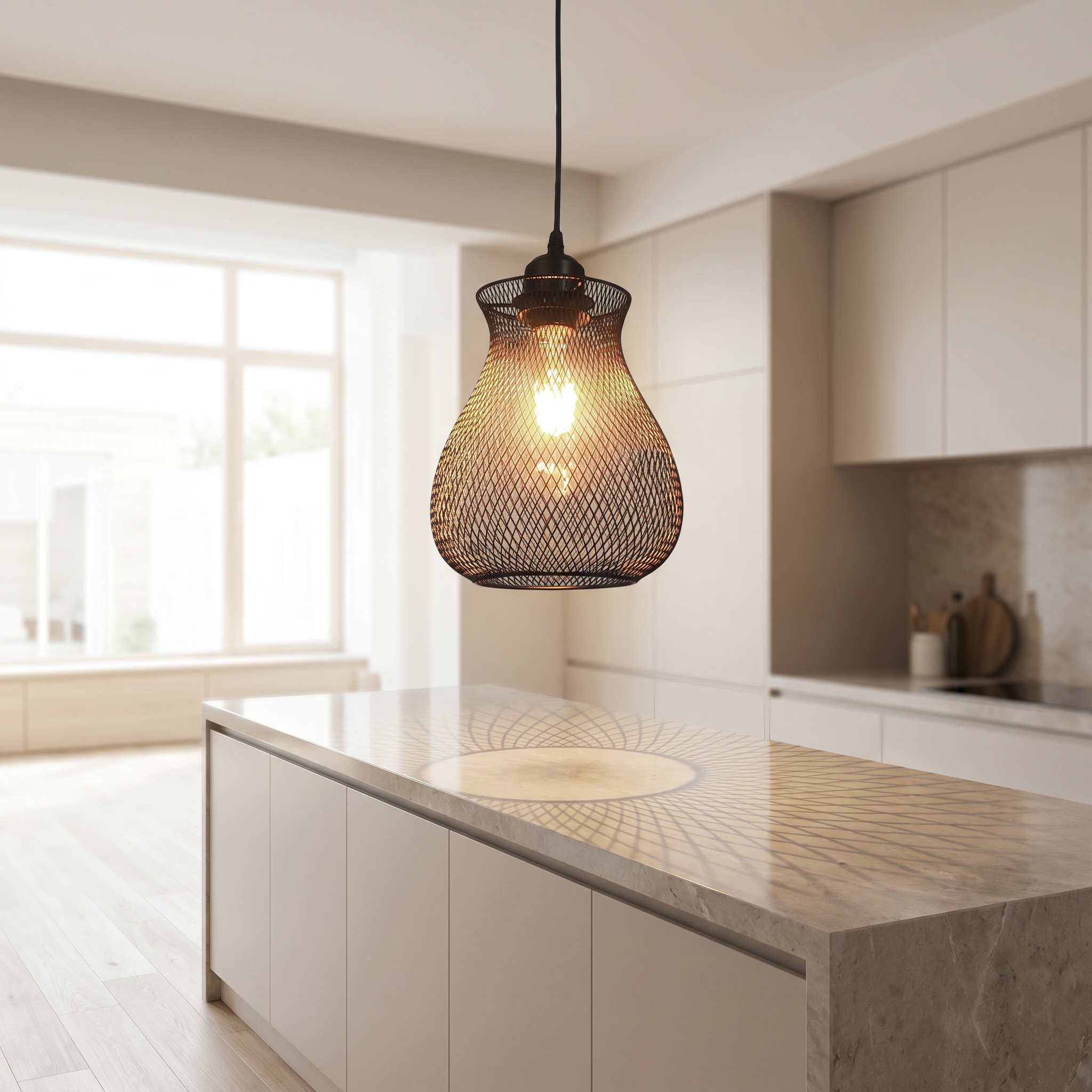 Gabbia Industriale-Diamante Geometric-Kitchen Island