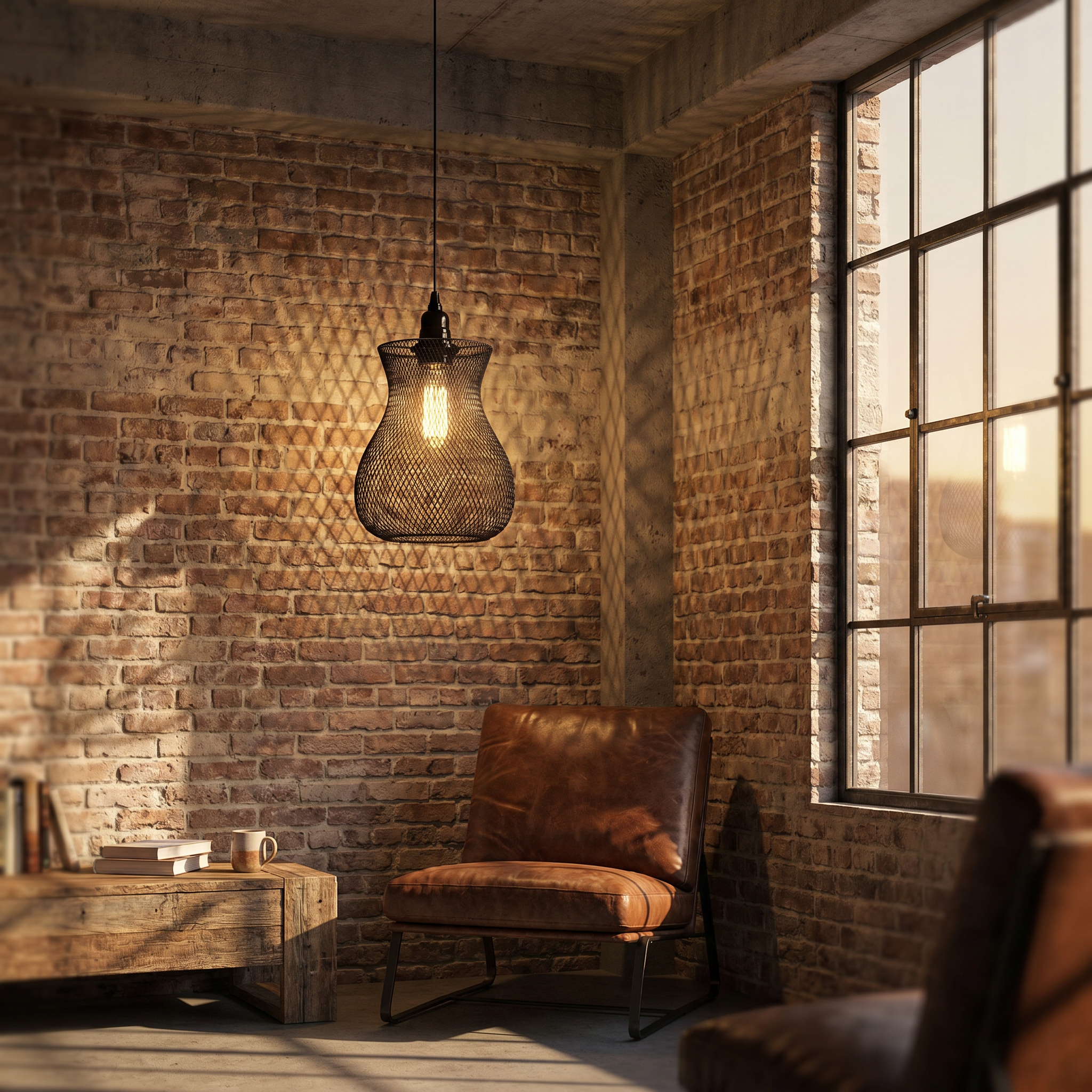 Gabbia Industriale-Sfera Globe-Loft Corner