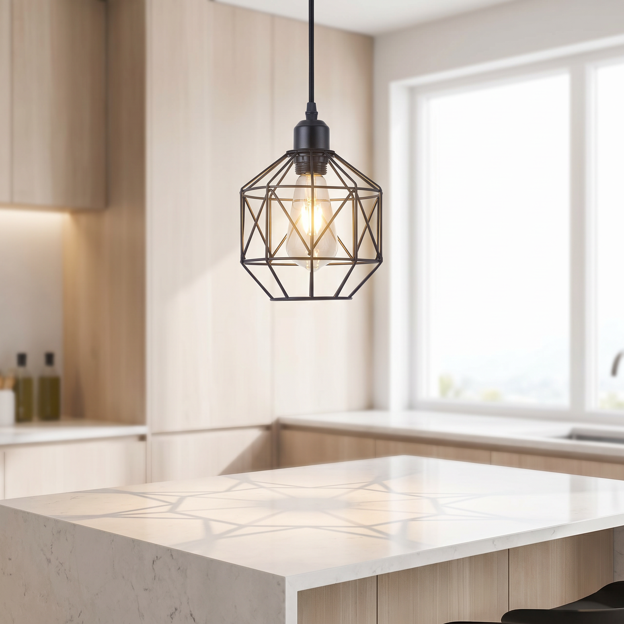 Prisma Vintage-Black-Kitchen Island