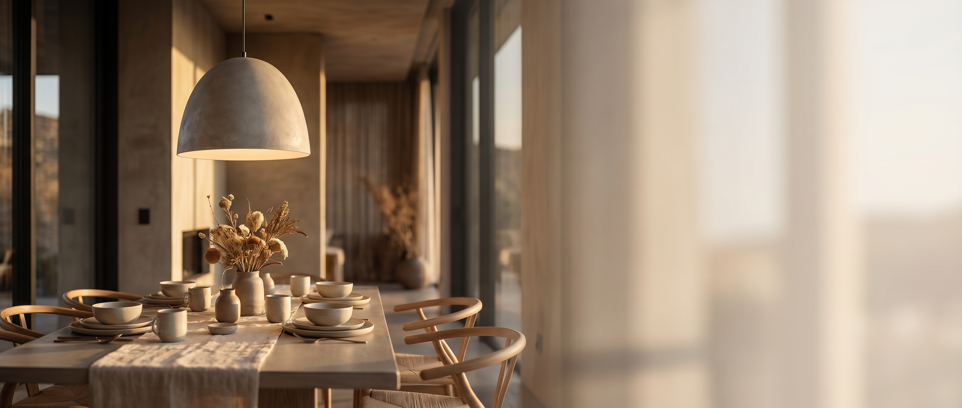 Cupola Beton-Concrete-Dining Banner