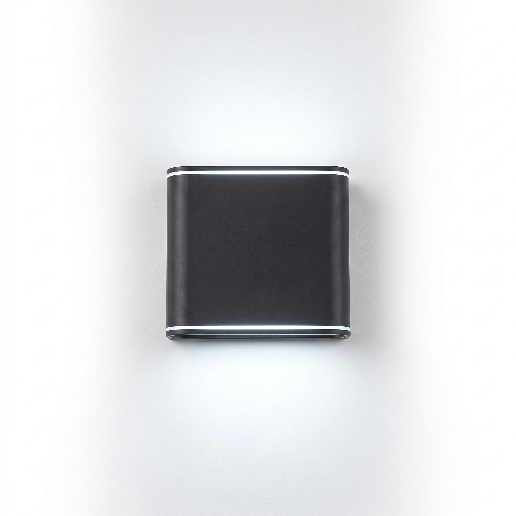 Faro Costiero Outdoor LED Wall Light in Black with cool light