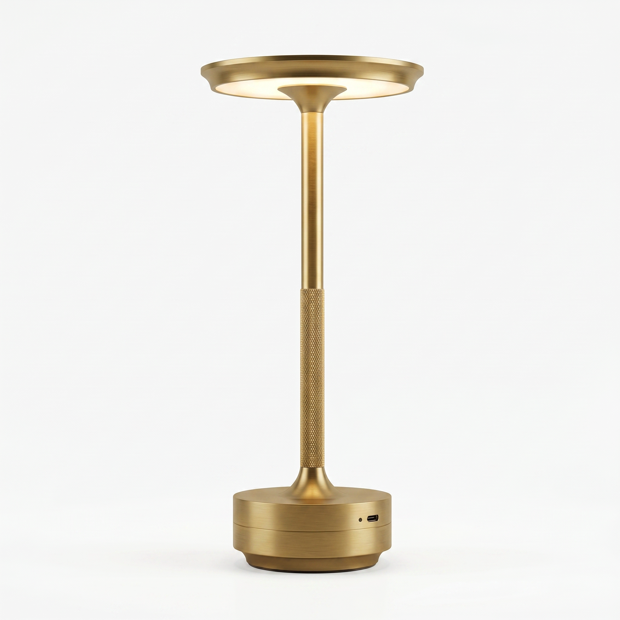 Lucciola cordless touch table lamp in Gold — studio hero