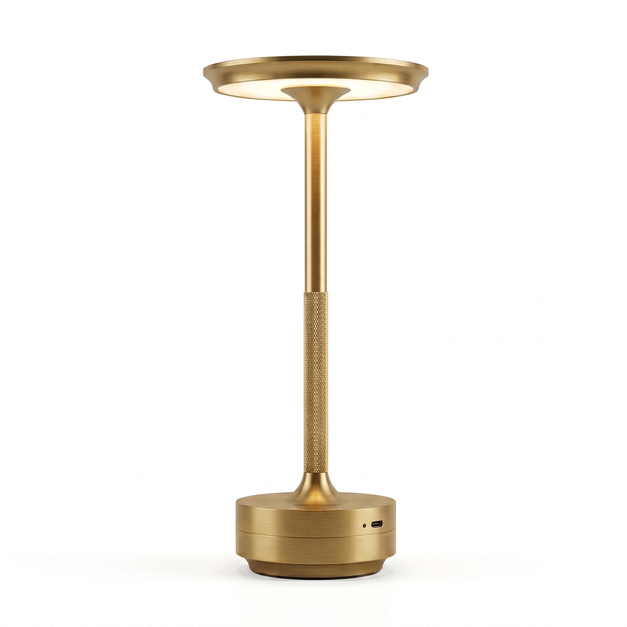 Lucciola cordless touch table lamp in Gold — studio hero