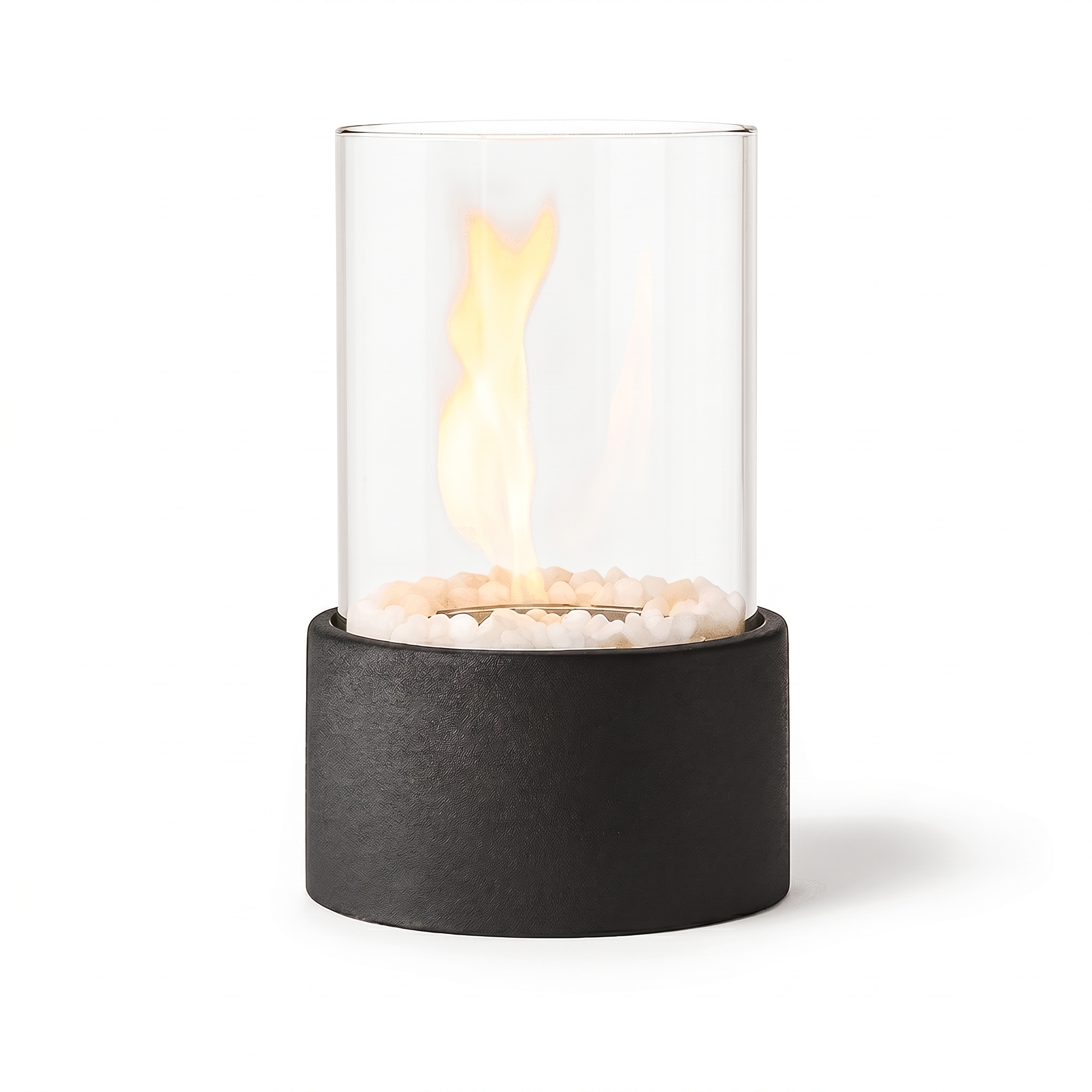 Fiammella tabletop fire pit in Black — studio hero