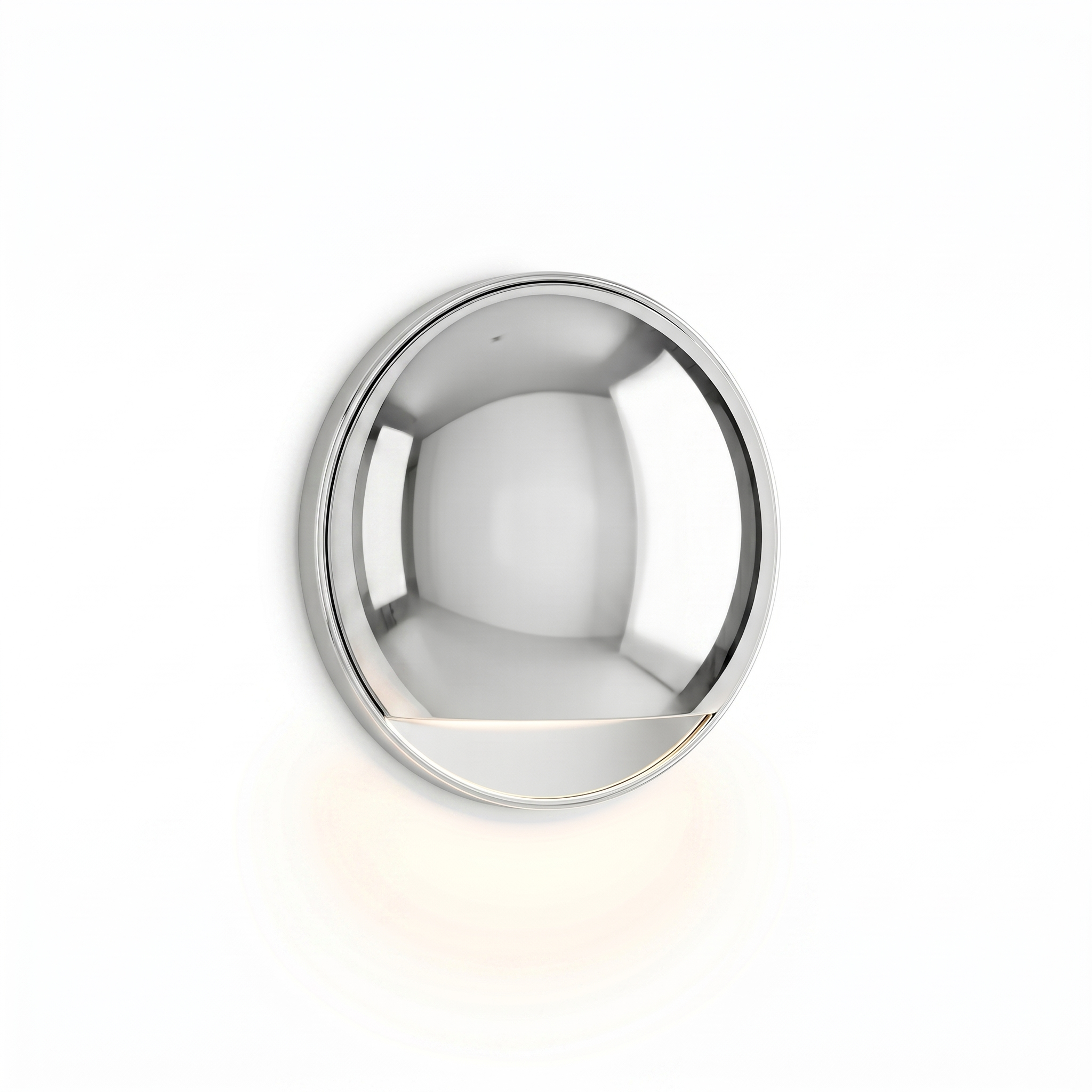 Eclissi outdoor wall light in Chrome — studio hero
