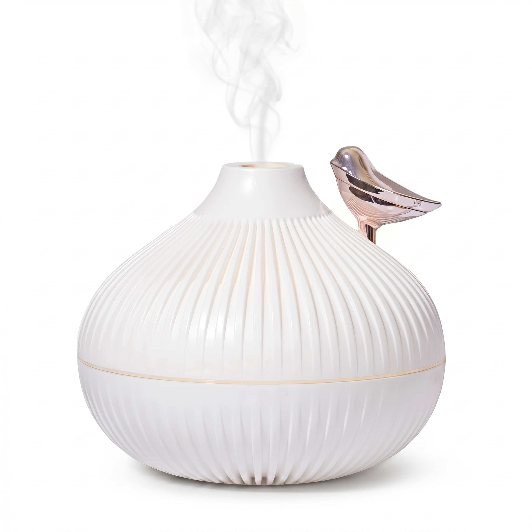 Nuvola onion mist humidifier in White — studio hero