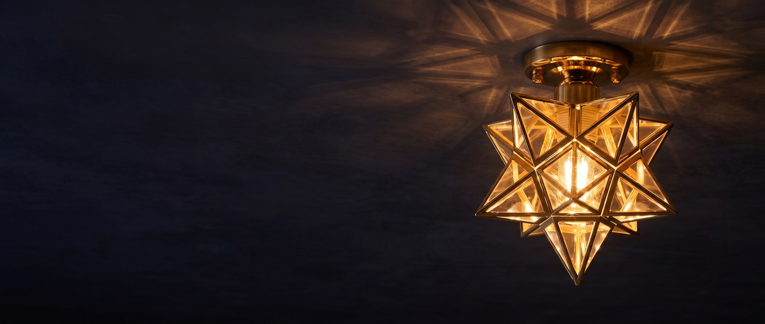 Stella star ceiling light — ambiance banner