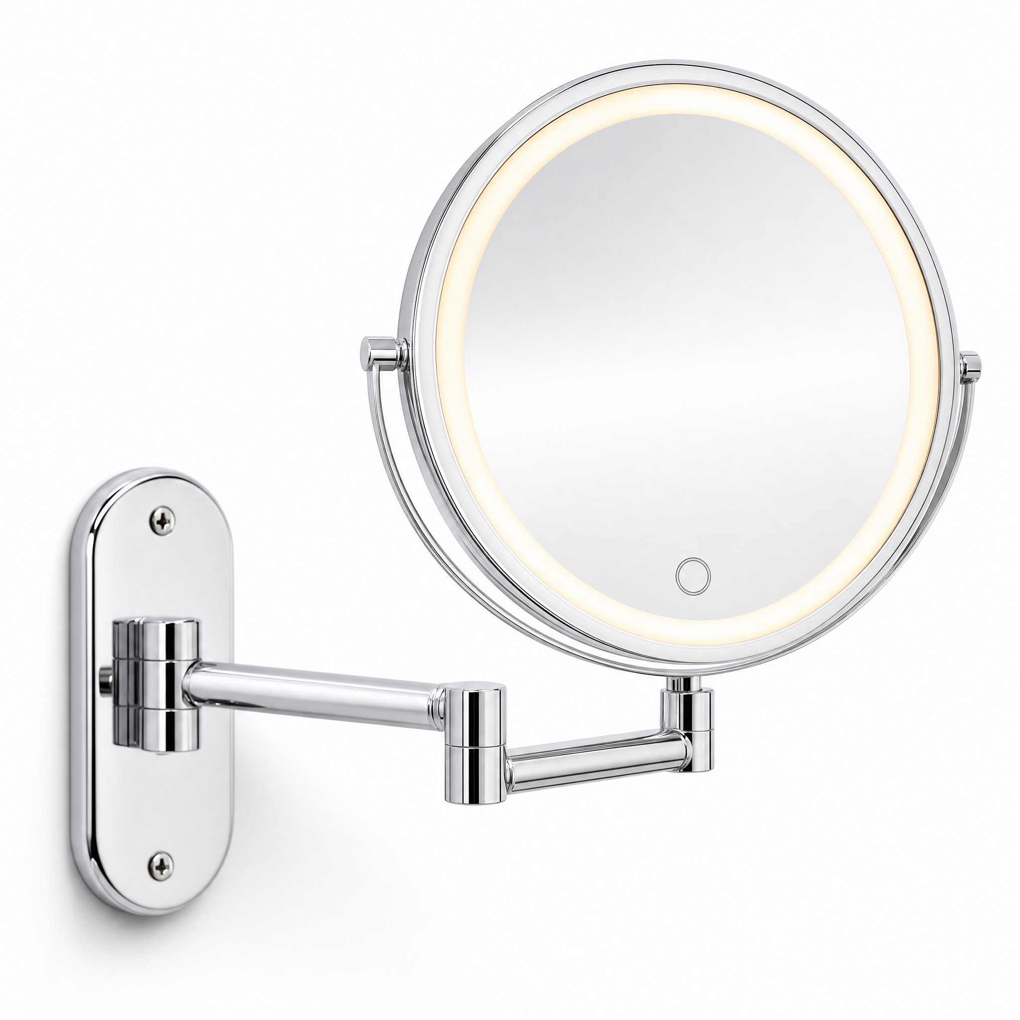 Lucente LED mirror with warm white light setting