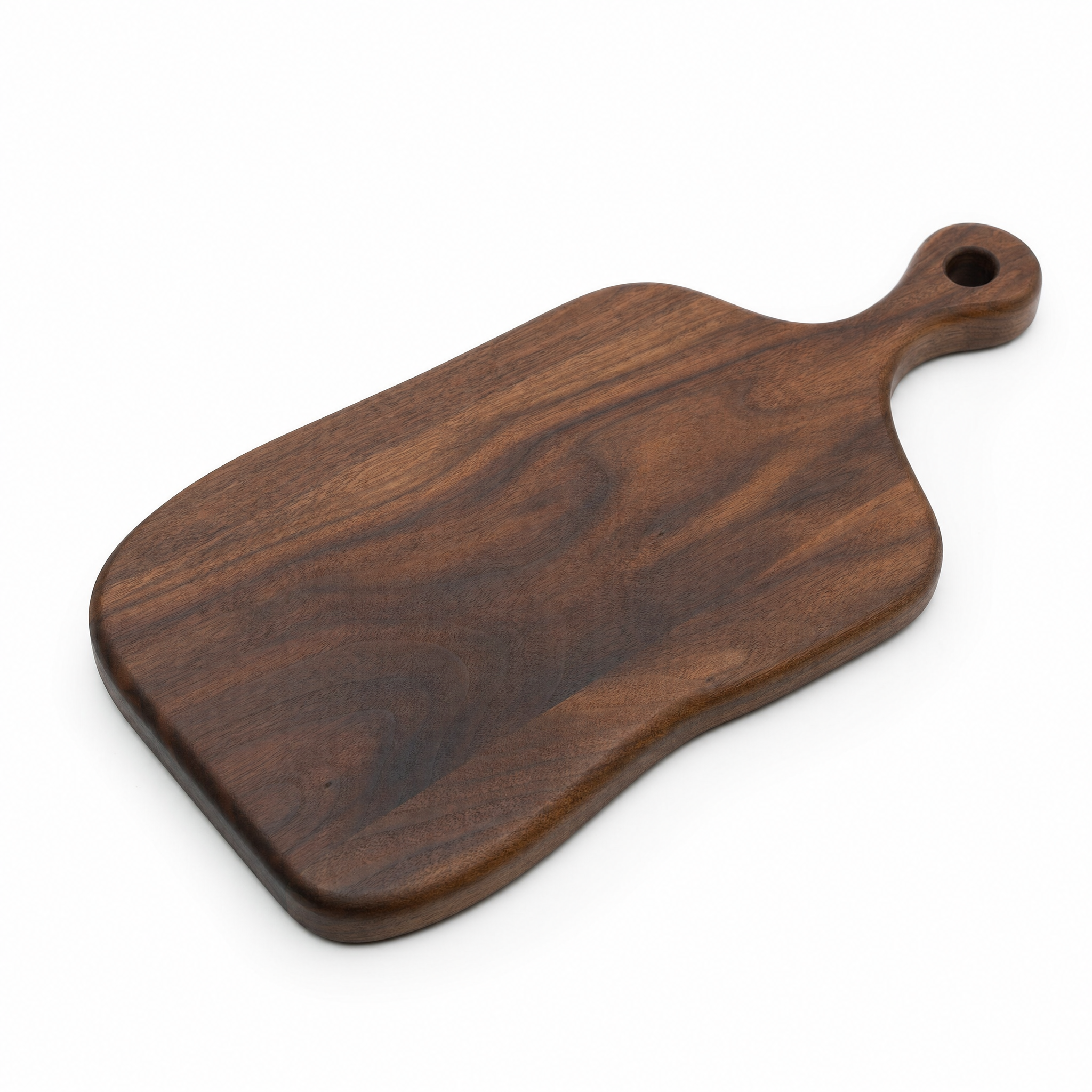 Conviva black walnut paddle serving board