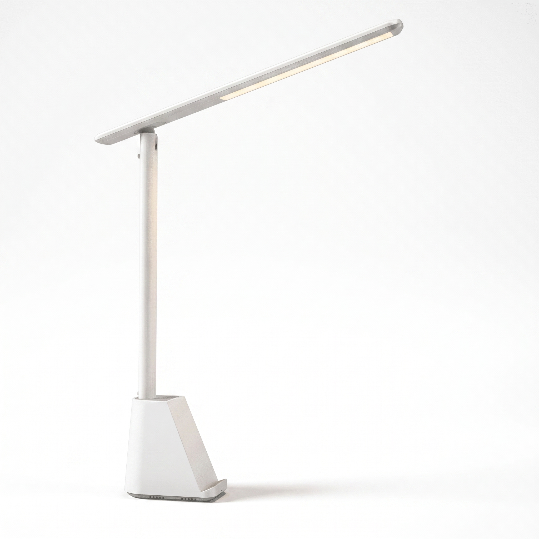 Foldable LED desk lamp - white - studio